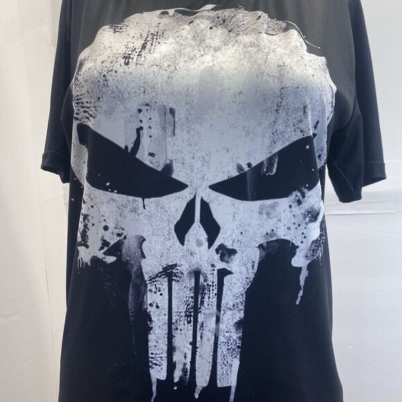 Punisher T Shirt Super Hero Skull‎ Comic Cool Tee Unisex Adult Size L Black - Picture 10 of 14